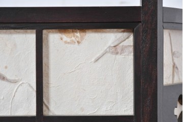 和製ヴィンテージ　松本民芸家具　希少モデル　絶版品　B型六角アンドン　和モダン・和風インテリアにおすすめな吊り下げ照明　(R-084737)