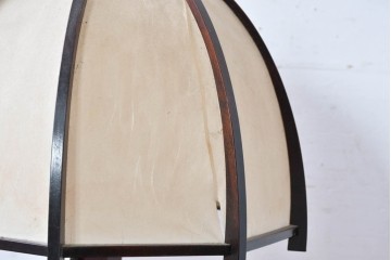 和製ヴィンテージ　民芸家具　和モダンな雰囲気あふれる木製のテーブルスタンド　(R-084739)