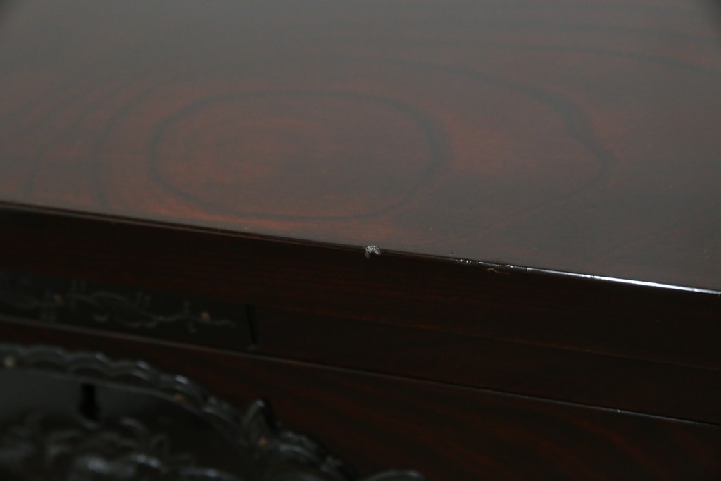 和製ヴィンテージ　美品　高級品!!　渡辺家具店　木地呂塗り　華やかな金具の仙台箪笥　定価約100万円　(R-084745)