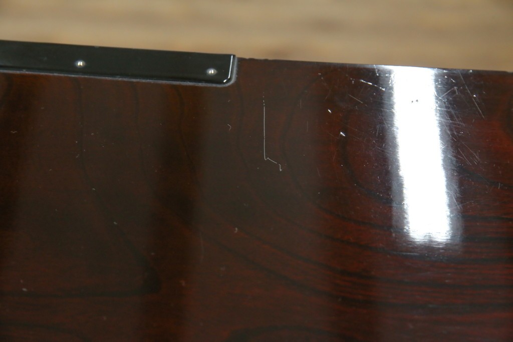 和製ヴィンテージ　美品　高級品!!　渡辺家具店　木地呂塗り　華やかな金具の仙台箪笥　定価約100万円　(R-084745)