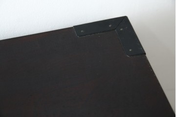 和製ヴィンテージ　美品　高級品!!　渡辺家具店　華やかな金具の仙台箪笥　定価約100万円相当　(R-084745)