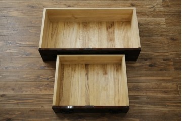 和製ヴィンテージ　美品　高級品!!　渡辺家具店　華やかな金具の仙台箪笥　定価約100万円相当　(R-084745)