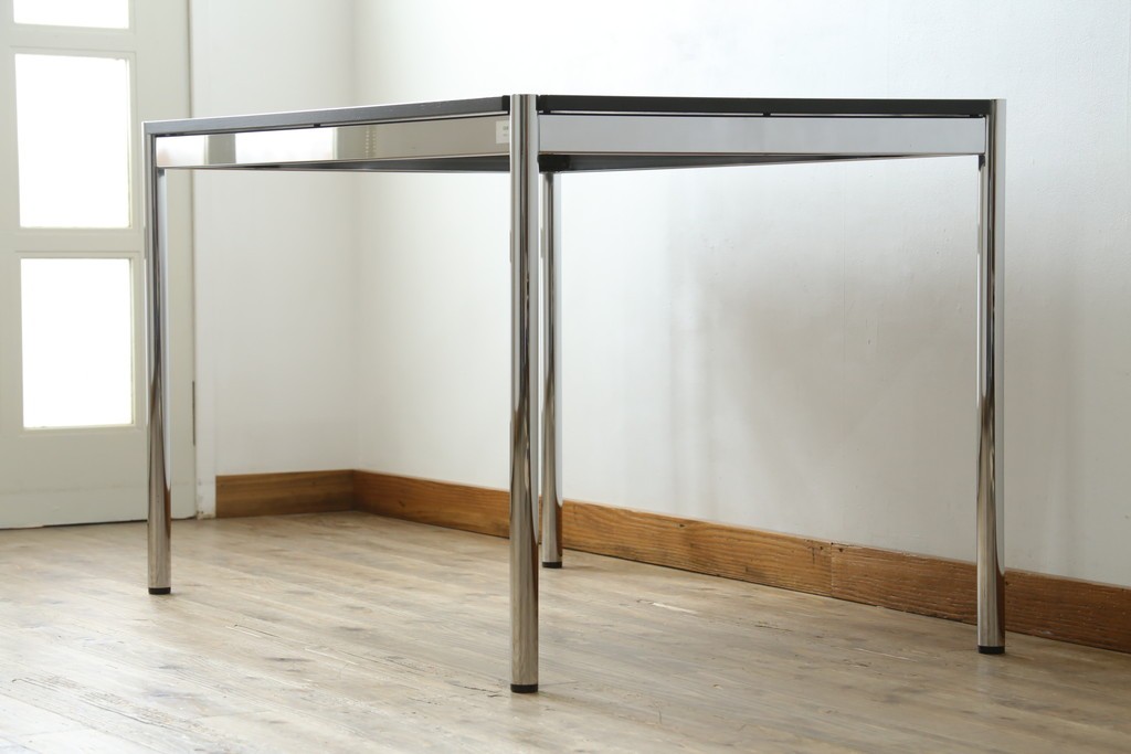 中古　美品　スイス　USMハラー(USM Haller)　幅1250㎜　テーブル　定価約16万円　(R-084747)