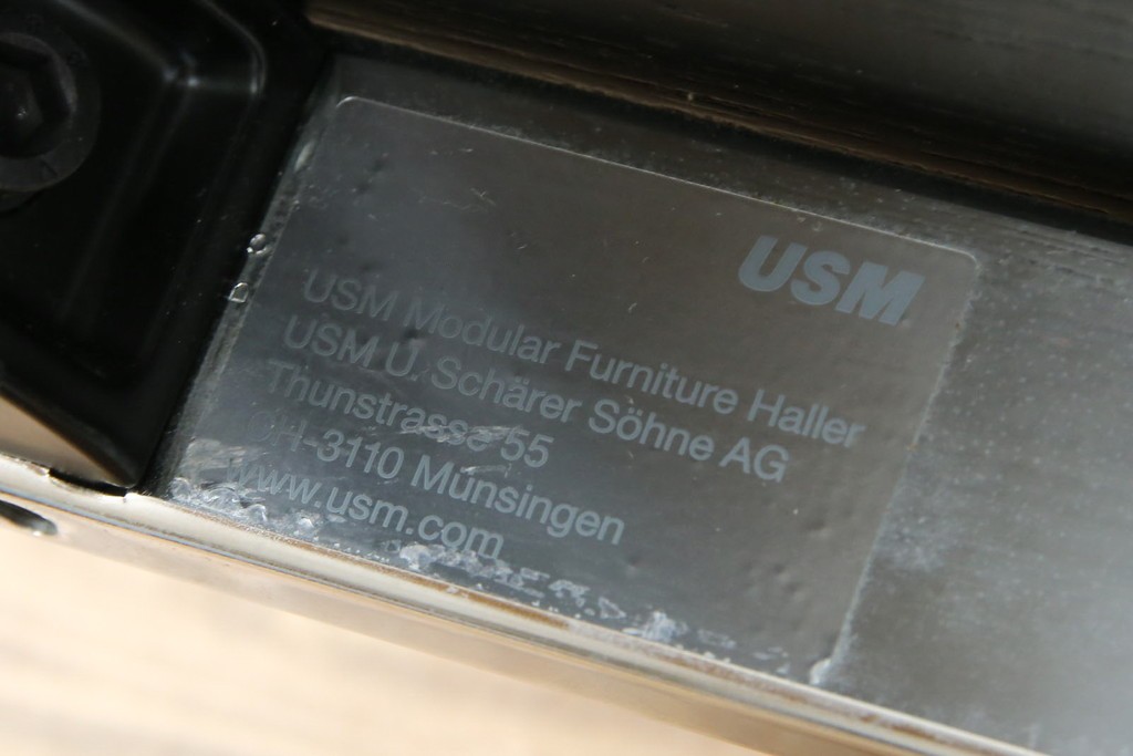 中古　美品　スイス　USMハラー(USM Haller)　幅1250㎜　テーブル　定価約16万円　(R-084747)