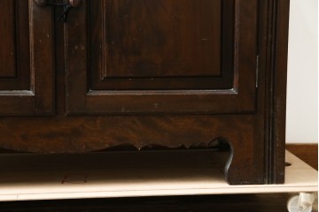 和製ビンテージ　激レアモデル　松本民芸家具　深みのある木肌が美しいビューロー　(R-084753)