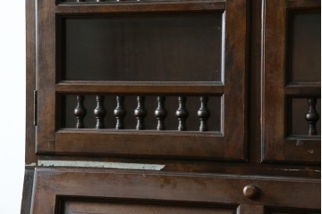 和製ビンテージ　激レアモデル　松本民芸家具　深みのある木肌が美しいビューロー　(R-084753)