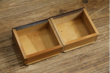 和製ビンテージ　激レアモデル　松本民芸家具　深みのある木肌が美しいビューロー　(R-084753)