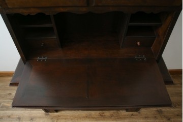 和製ヴィンテージ　激レアモデル　松本民芸家具　深みのある木肌が美しいビューロー　(R-084753)