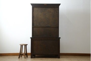 和製ヴィンテージ　激レアモデル　松本民芸家具　深みのある木肌が美しいビューロー　(R-084753)