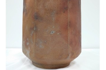 西端正　丹波焼　高さ 約34cm　釉薬の豊かな表情が魅力の花瓶　(R-084764)