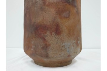 西端正　丹波焼　高さ 約34cm　釉薬の豊かな表情が魅力の花瓶　(R-084764)