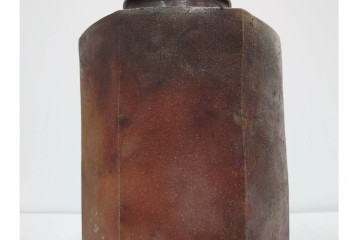 西端正　丹波焼　高さ 約34cm　釉薬の豊かな表情が魅力の花瓶　(R-084764)