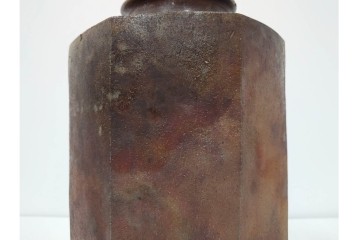 西端正　丹波焼　高さ 約34cm　釉薬の豊かな表情が魅力の花瓶　(R-084764)