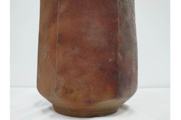 西端正　丹波焼　高さ 約34cm　釉薬の豊かな表情が魅力の花瓶　(R-084764)