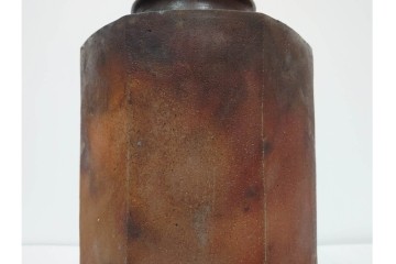 西端正　丹波焼　高さ 約34cm　釉薬の豊かな表情が魅力の花瓶　(R-084764)