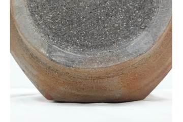 西端正　丹波焼　高さ 約34cm　釉薬の豊かな表情が魅力の花瓶　(R-084764)