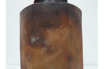 西端正　丹波焼　高さ 約34cm　釉薬の豊かな表情が魅力の花瓶　(R-084764)