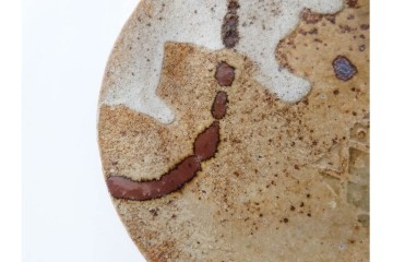 岐阜県無形文化財　加藤十右衛門　美濃　約14cm　4.6寸　素朴な風合いが魅力の伊賀皿10枚セット　(R-084767)