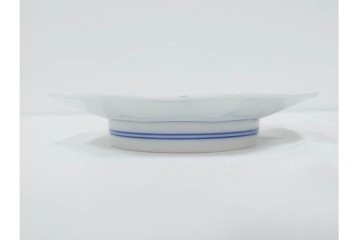 今泉今右衛門　蓼絵　約14cm　4.5寸　気品のある佇まいの銘々皿5枚セット　(R-084773)