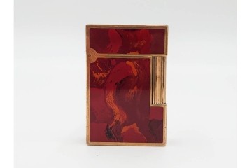 フランス　S.T.Dupont(エス・テー・デュポン)　ライン2　中国漆　品格を際立たせるガスライター　(R-084780)