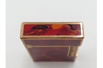 フランス　S.T.Dupont(エス・テー・デュポン)　ライン2　中国漆　品格を際立たせるガスライター　(R-084780)