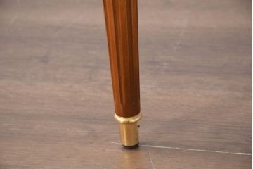 中古　超美品　ドイツ　最高級家具メーカー　WARRINGS(ウォーリングス)社　気品を感じる佇まいが素敵なダイニングチェア2脚セット(アームレスチェア、椅子、イス、バラ売り可能)(定価2脚で約78万円)(R-084782)