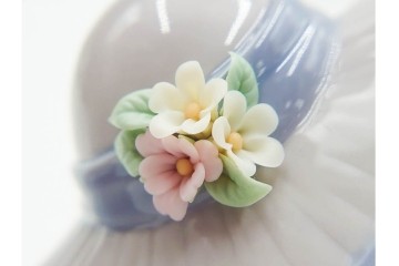 スペイン製　LLADRO(リヤドロ)　「おめかししようね」　フィギュリン　品質保証書・箱付き　(R-084786)