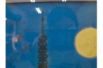 複製画(工藝画)　平山郁夫　「薬師寺の塔」　外箱付き　(R-084790)　