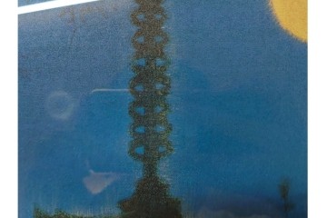 複製画(工藝画)　平山郁夫　「薬師寺の塔」　外箱付き　(R-084790)　