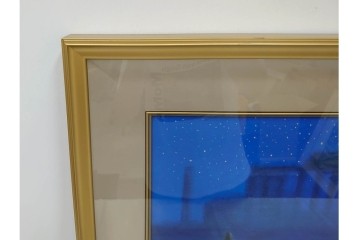 真作　平山郁夫　彩美版　限定500部　6/500　「月光パルミラ遺跡」　外箱付き　(R-084791)