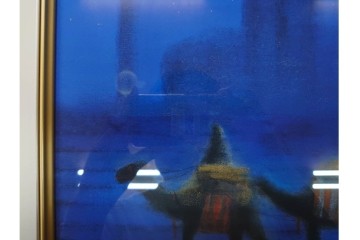 真作　平山郁夫　彩美版　限定500部　6/500　「月光パルミラ遺跡」　外箱付き　(R-084791)