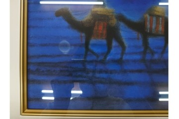 真作　平山郁夫　彩美版　限定500部　6/500　「月光パルミラ遺跡」　外箱付き　(R-084791)