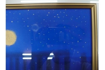 真作　平山郁夫　彩美版　限定500部　6/500　「月光パルミラ遺跡」　外箱付き　(R-084791)