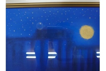 真作　平山郁夫　彩美版　限定500部　6/500　「月光パルミラ遺跡」　外箱付き　(R-084791)