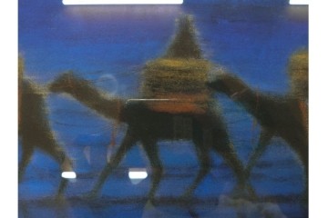 真作　平山郁夫　彩美版　限定500部　6/500　「月光パルミラ遺跡」　外箱付き　(R-084791)