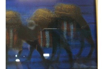 真作　平山郁夫　彩美版　限定500部　6/500　「月光パルミラ遺跡」　外箱付き　(R-084791)