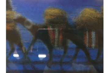 真作　平山郁夫　彩美版　限定500部　6/500　「月光パルミラ遺跡」　外箱付き　(R-084791)