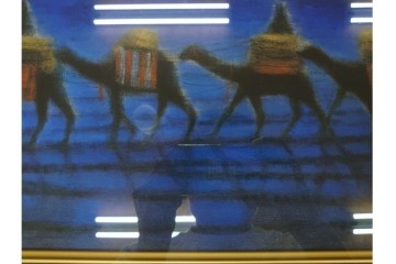 真作　平山郁夫　彩美版　限定500部　6/500　「月光パルミラ遺跡」　外箱付き　(R-084791)