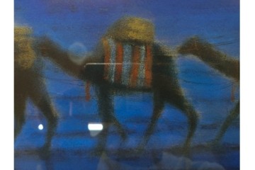 真作　平山郁夫　彩美版　限定500部　6/500　「月光パルミラ遺跡」　外箱付き　(R-084791)