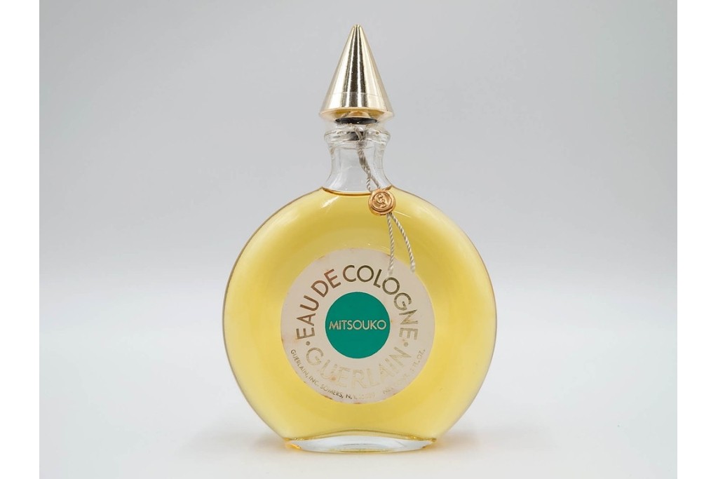 フランスヴィンテージ　名香　GUERLAIN(ゲラン)　MITSOUKO(ミツコ)　500ml・90ml・7.5ml　オーデコロン&パルファムの香水セット　外箱付き　(R-084794)