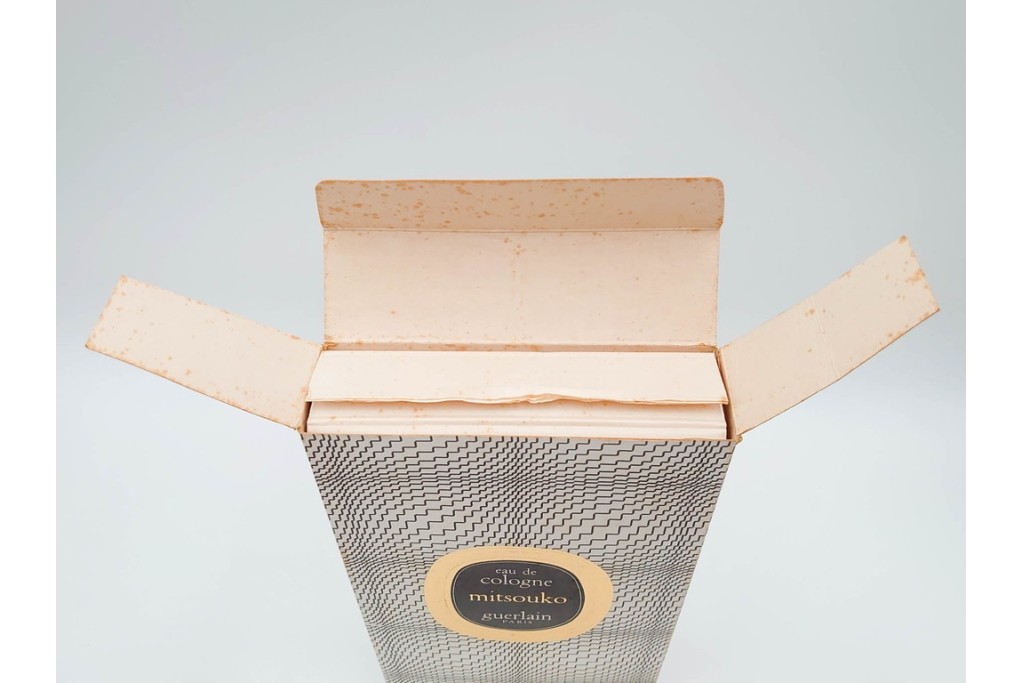 フランスヴィンテージ　名香　GUERLAIN(ゲラン)　MITSOUKO(ミツコ)　500ml・90ml・7.5ml　オーデコロン&パルファムの香水セット　外箱付き　(R-084794)