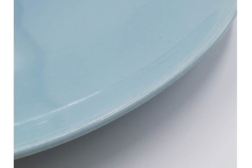 アメリカ　USA　ヴィンテージ　Russel Wright(ラッセル・ライト)　水色　爽やかな色合いが目を引くカップ&ソーサー6客・プレート7枚セット　(R-084797)　