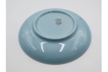 アメリカ　USA　ヴィンテージ　Russel Wright(ラッセル・ライト)　水色　爽やかな色合いが目を引くカップ&ソーサー6客・プレート7枚セット　(R-084797)　