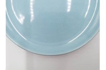 アメリカ　USA　ヴィンテージ　Russel Wright(ラッセル・ライト)　水色　爽やかな色合いが目を引くカップ&ソーサー6客・プレート7枚セット　(R-084797)　