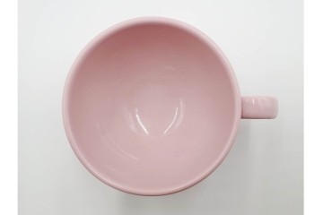 アメリカ　USA　ヴィンテージ　Russel Wright(ラッセル・ライト)　ブラウン　茶色　ピンク　温かみを感じるカップ&ソーサー5客・プレート3枚セット　(R-084798)　