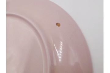 アメリカ　USA　ヴィンテージ　Russel Wright(ラッセル・ライト)　ブラウン　茶色　ピンク　温かみを感じるカップ&ソーサー5客・プレート3枚セット　(R-084798)　