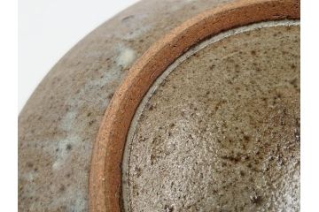 人間国宝　島岡達三　益子焼　象嵌　1尺皿　約31cm　流れるような美しい釉薬が美しい大皿　(R-084801)