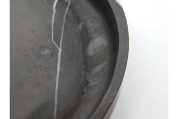 時代物　雅趣ある意匠　酒井抱一筆　蒔絵　鹿に紅葉図の蓋付き硯　(R-084803)