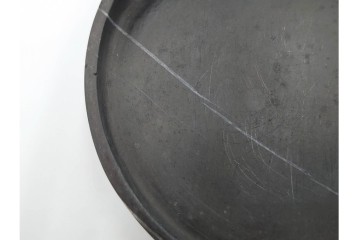 時代物　雅趣ある意匠　酒井抱一筆　蒔絵　鹿に紅葉図の蓋付き硯　(R-084803)