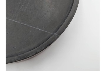 時代物　雅趣ある意匠　酒井抱一筆　蒔絵　鹿に紅葉図の蓋付き硯　(R-084803)